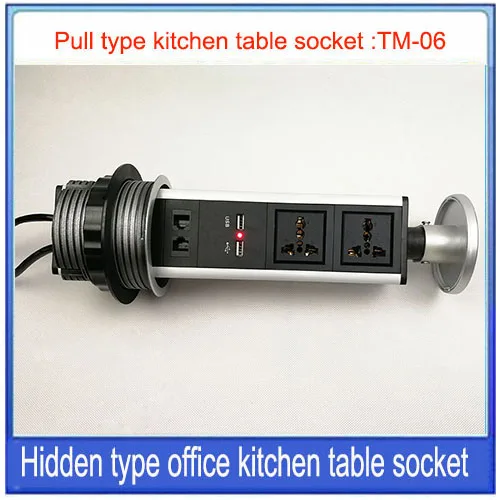 Всплывающее гнездо/гнездо для рабочего стола/скрытое/универсальное