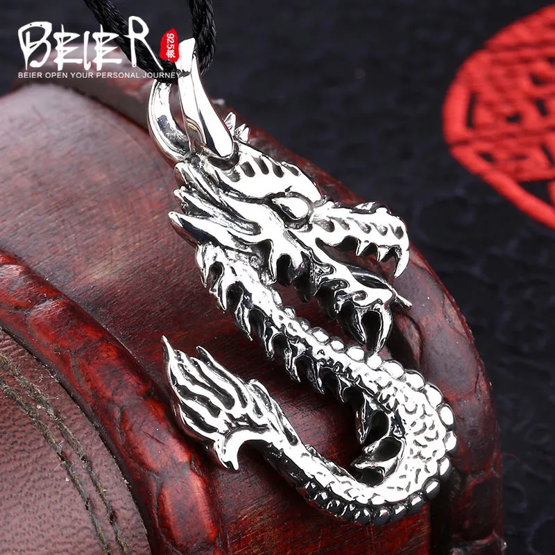Властная подвеска в виде животного Beier дракон ожерелье бесплатная доставка