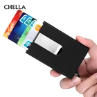 Держатель для кредитных карт для мужчин и женщин, автоматический набор для визиток, алюминиевый кошелек, органайзер, сумочка для денег, PC0057