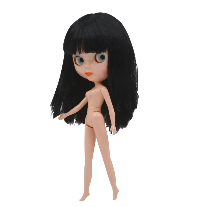 B4-Nude Шарнирная кукла Blyth, Neo Blyth кукла, изготовленная на заказ, куклы с блестящим лицом, можно изменить макияж и платье, DIY, Reburn куклы, игрушки для детей, подарок - Цвет: B4-Nude