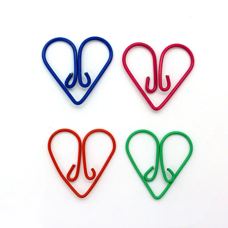 Креативные скрепки для бумаги необычной формы 24 мм Особенности пара подарок