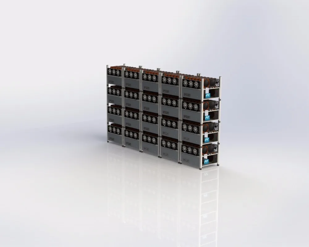 6 GPU чехол для майнинга открытым воздухом компьютер ETH Ripple Litecoin Биткоин цифровая