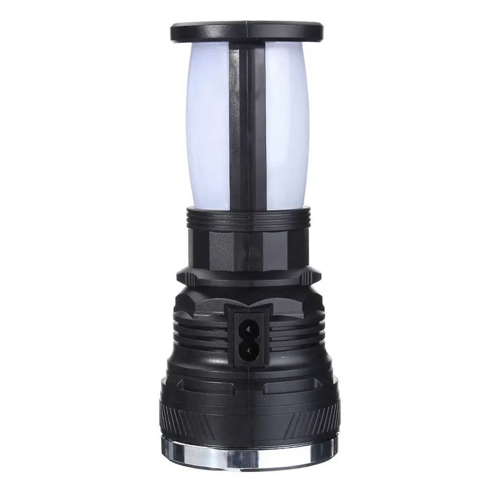 Солнечная энергия USB Перезаряжаемый светодиодный фонарик супер яркий Кемпинг