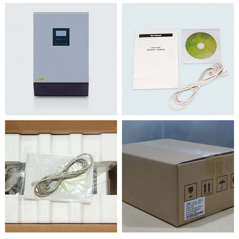 Инвертор солнечной энергии PS 20 кВА 16 кВт встроенный контроллер зарядки 48 В ШИМ