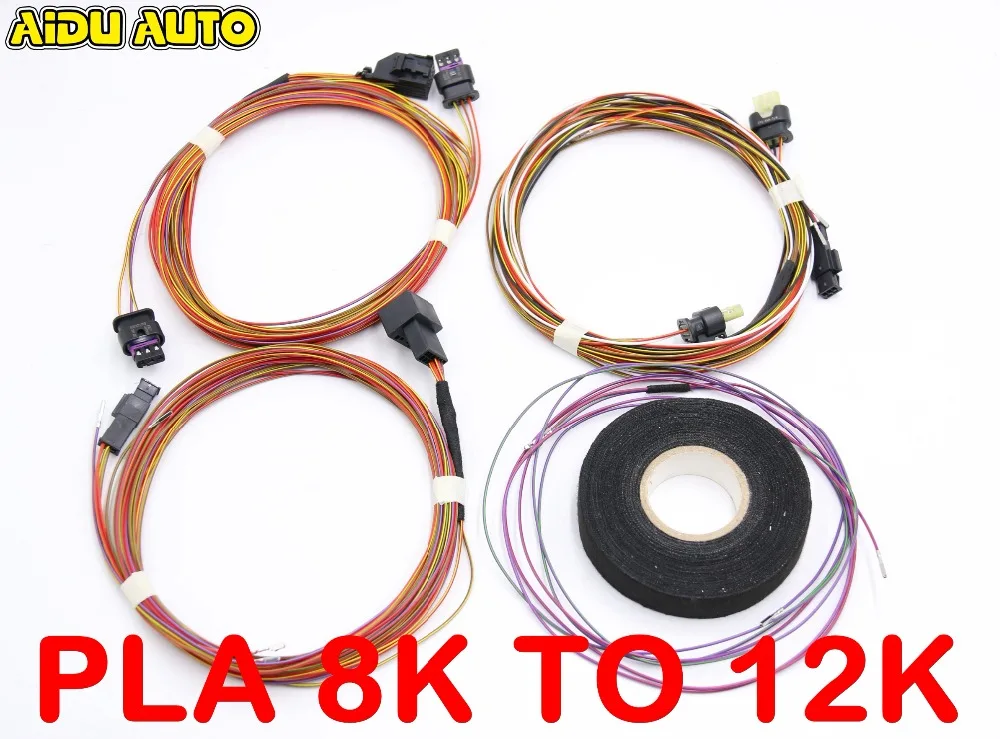 Авто парковка PLA 2 0 3 Play & Plug 8K до 12K установить жгут проводов для VW MQB Golf 7 passat b8 tiguan A3