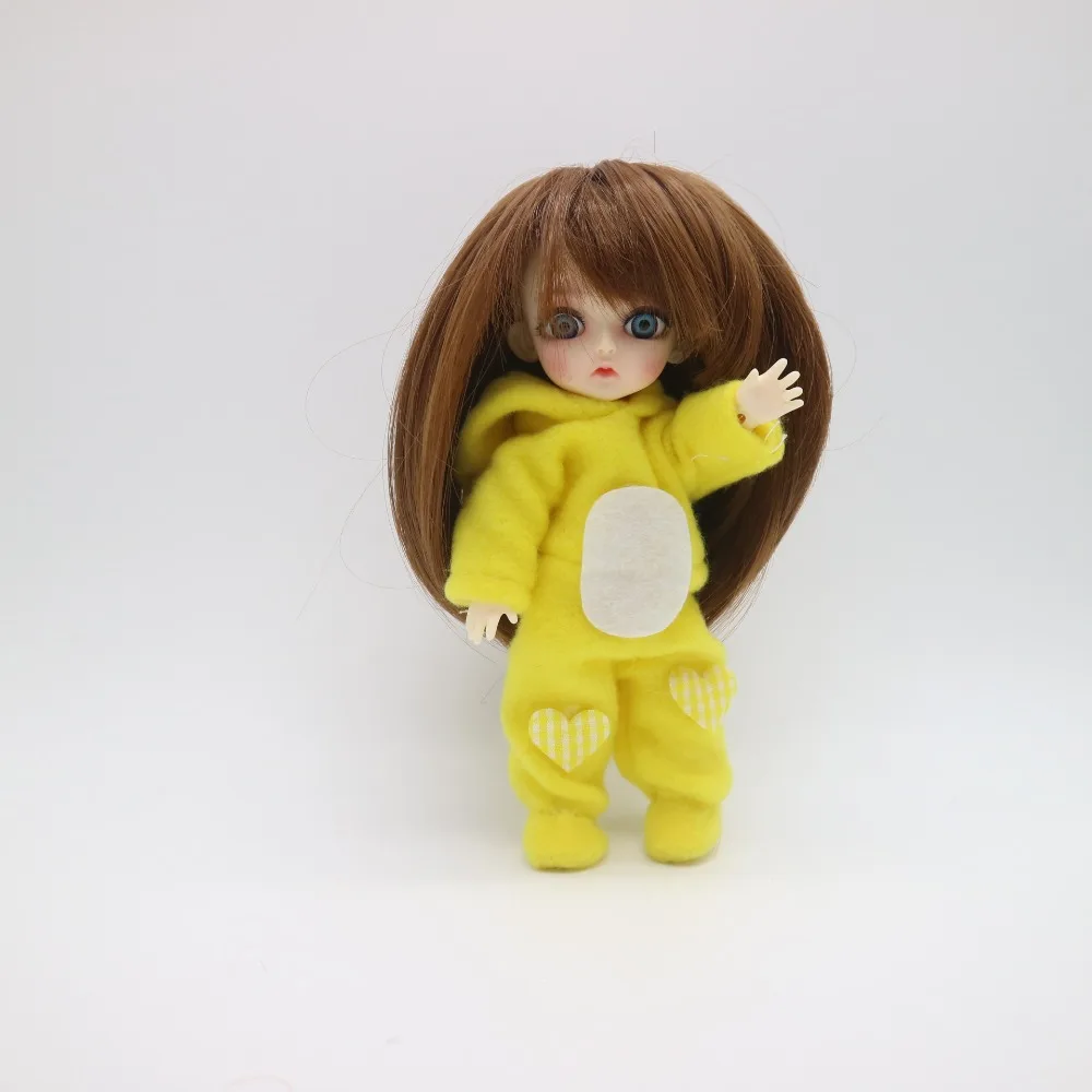 Парик для куклы(1/8 BJD, 16 см кукла, пластиковая кукла) Окружность головы: 14 см