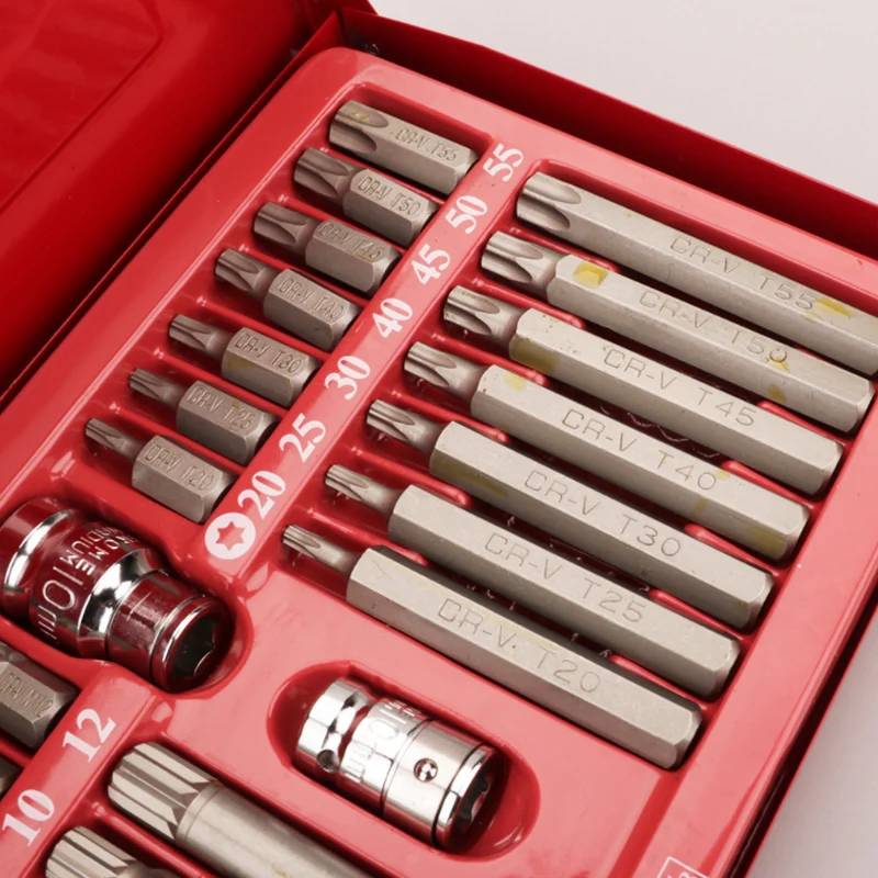 Kingmae 40-piece star set hex wrench auto repair tool сплайн сливового типа отвертка бит комбинированный