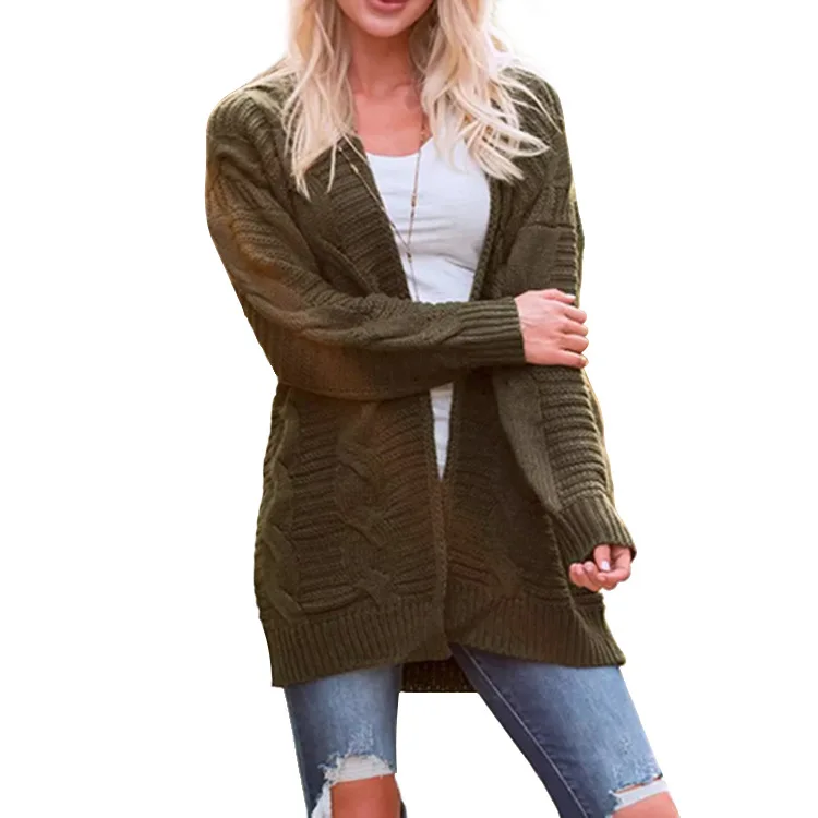 Вязаный свитер LOGAMI с длинным рукавом Новое поступление женское повседневное