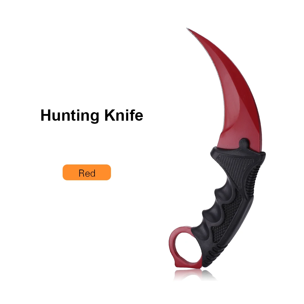 Red Karambit JelBo ручные инструменты 1 шт. Karambit нож в стиле игры "Counter-Strike" нож с оболочкой для выживания на открытом воздухе охотничьи Тактические Ножи коготь кемпинг - Цвет: Red Karambit