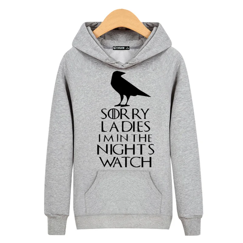 2017 толстовки с капюшоном Игра престолов осенне зимняя мужская толстовка и