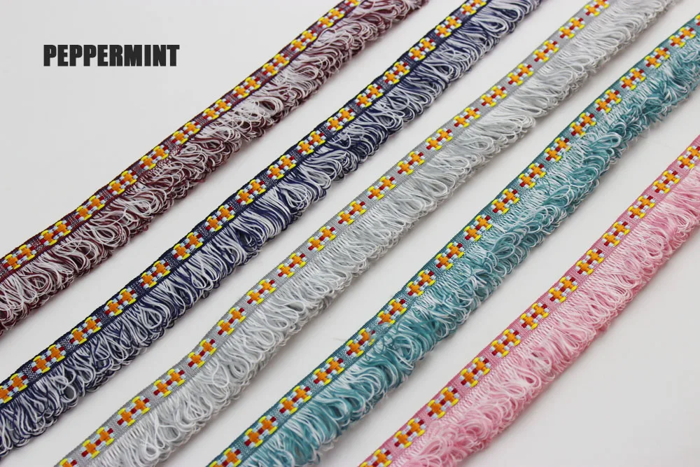 1 ярд 3 см Этническая бахрома и кружевная бейка EmbroideryTassel отделка ленты Вышивание костюмы для латинских танцев платье сценическая одежда шторы декоративные