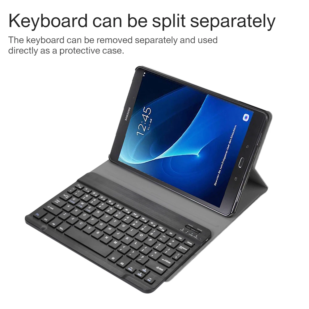Ходунки Bluetooth клавиатура чехол для samsung Galaxy Tab A 10,1 T580 T585 планшет съемный чехол для SM-T580 SM-T585