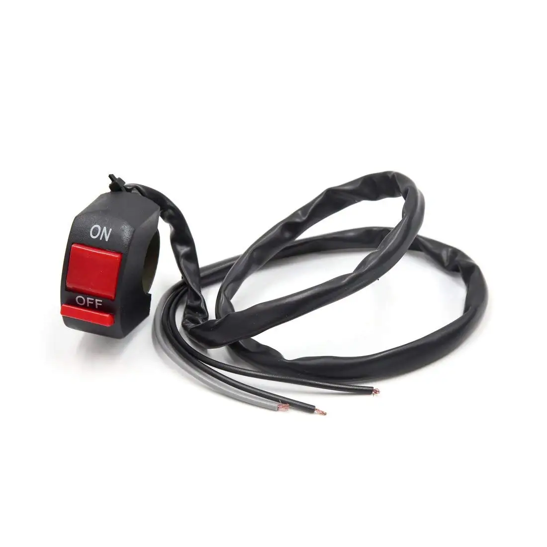 Uxcell 3 провода мотоциклетный двойной мигающий Переключатель ВКЛ/ВЫКЛ для руля