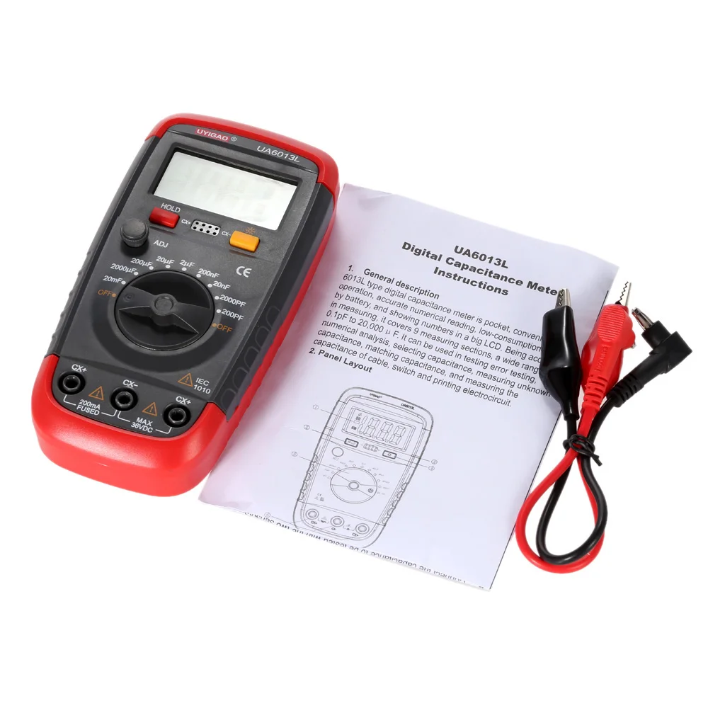 YIGAO UA6013L профессиональный измеритель емкости Высокоточный цифровой