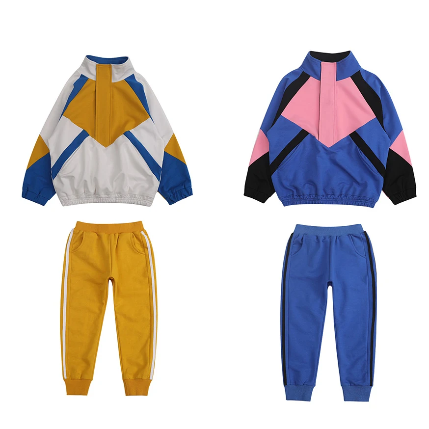 Детские комплекты одежды для мальчиков новый осенний комплект из двух предметов: