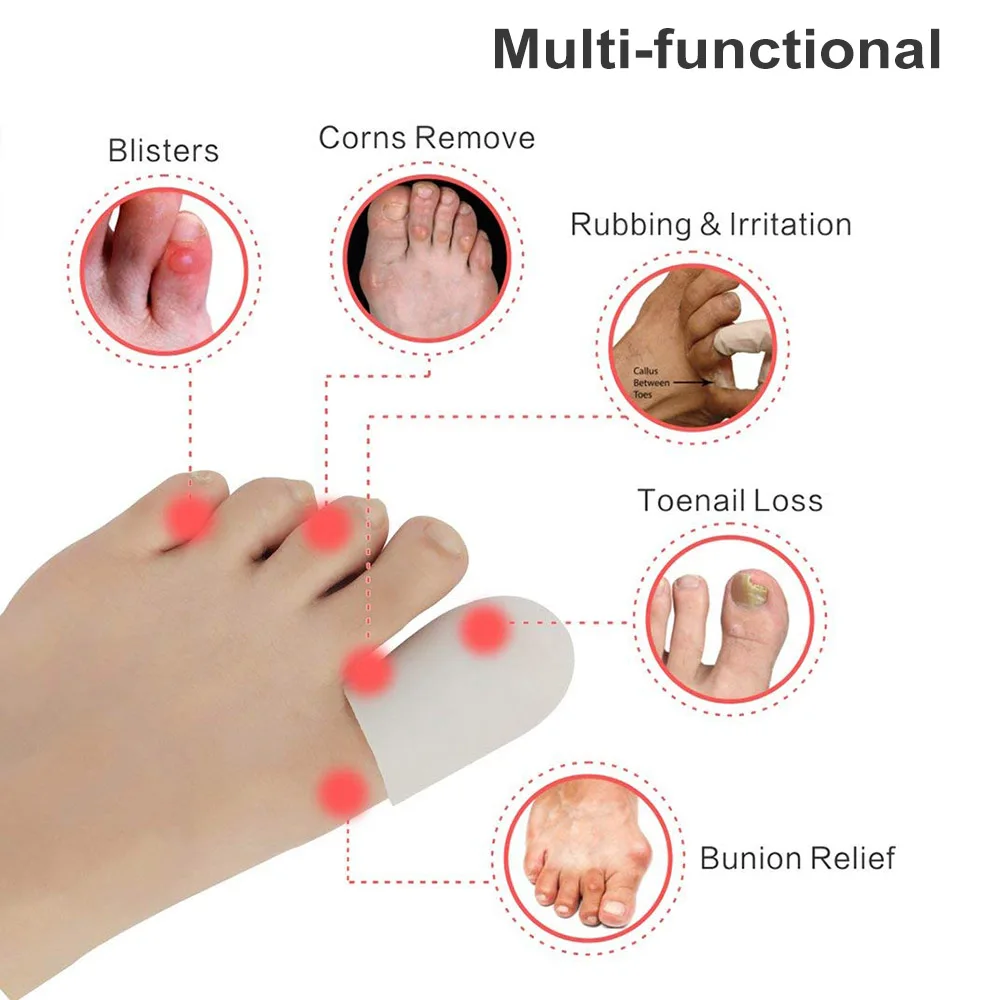 4 шт. Защитная крышка для пальцев на высоких каблуках защита Силиконовая