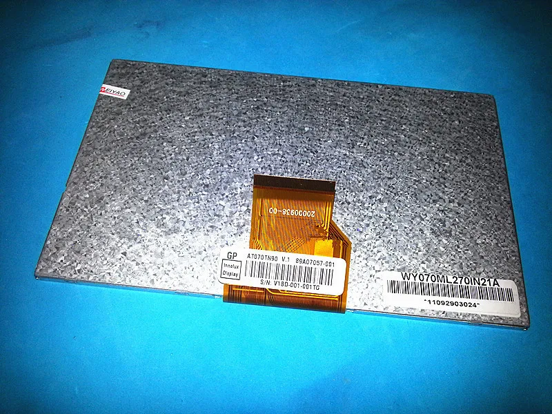 Оригинальный новый 7-дюймовый TFT ЖК-экран 5 мм 800(RGB)* 480 для INNOLUX AT070TN90 V.1 ЖК-дисплей
