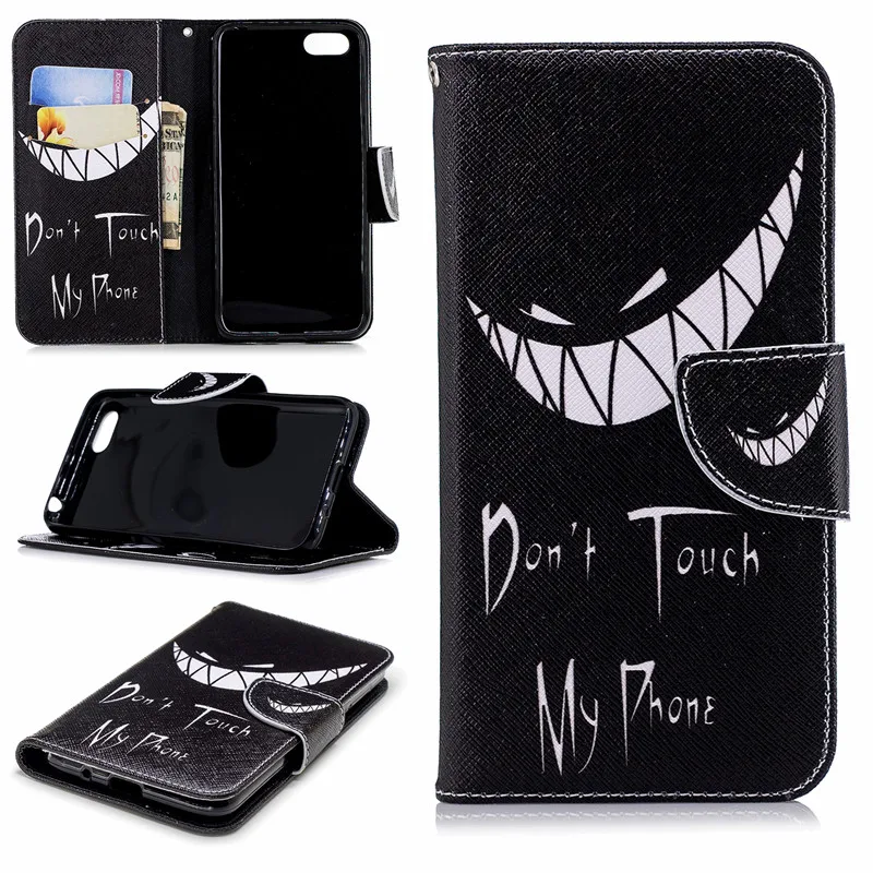 Для Coque huawei Y6 чехол, кожаный чехол для Fundas huawei Y9 чехол Y5 чехол с откидной крышкой с бумажником и подставкой Чехол для телефона s