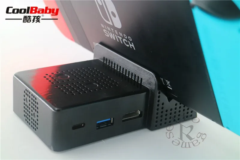 Портативная док станция с PCBA чехол ТВ коробка для переключения охлаждения база