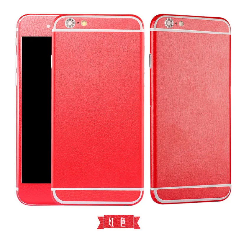 Full body leather Skins Protective Film Back Wrap Skin Cellphone Body Sticker For iphone 5 se 6 6s/ 6plus |