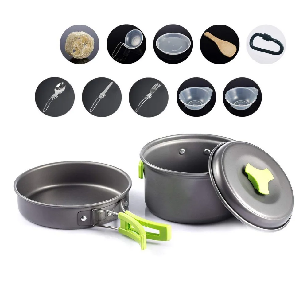 13 шт./компл. портативная посуда набор для кемпинга оборудование пешего туризма