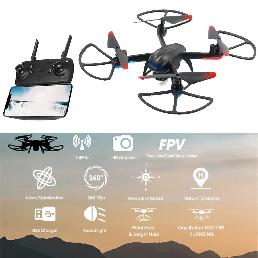 В продаже Global Drone 007-3 Пульт дистанционного управления летательный аппарат ударопрочный аэрофотосъемка дроны детский Квадрокоптер