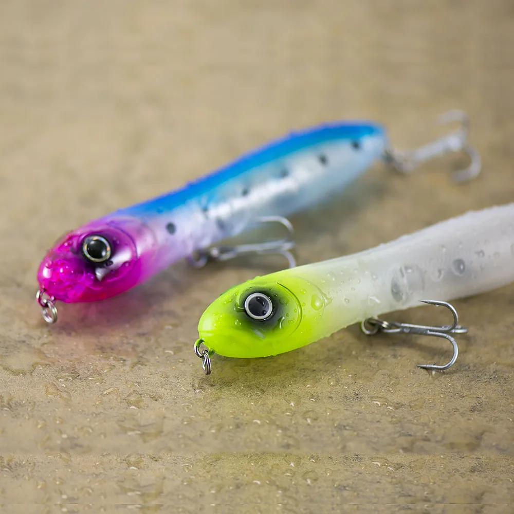Countbass Topwater Прогулки приманка 100 мм 15,6 г морской выгуливай собаку для рыбалки, твердая приманка, встроенный в транспортное средство штепсельной вилки