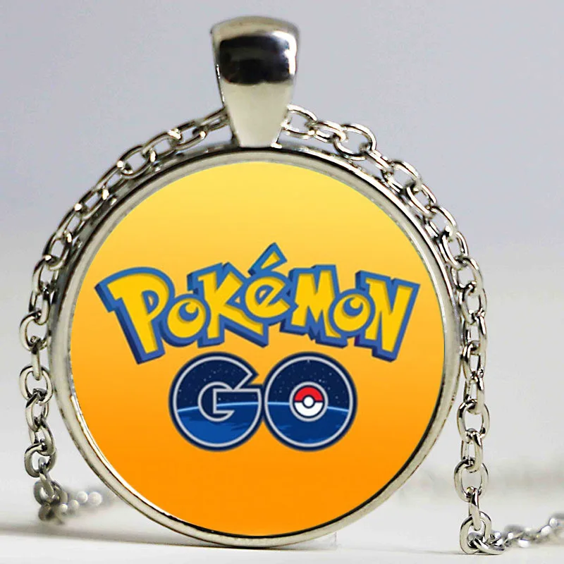 Ожерелье с кулоном dingyi 2016 Новая Мода круглый стеклянный ожерелье Pocket Monster