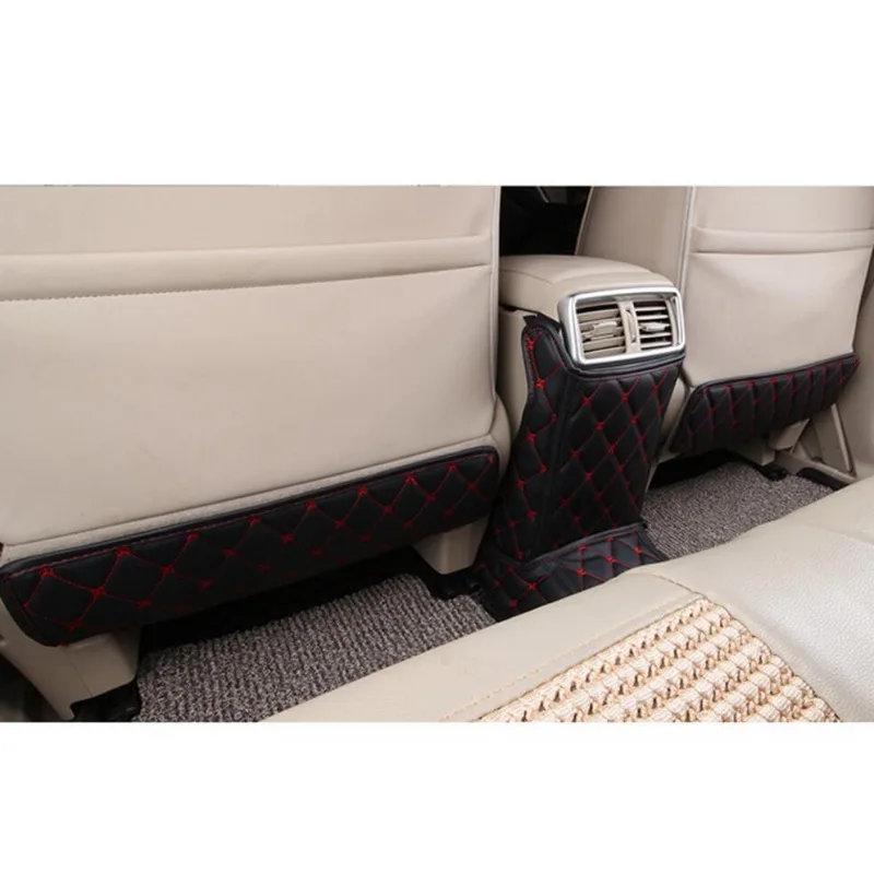 Tonlinker 3 шт. автостайлинг из искусственной кожи заднее сиденье декоративная