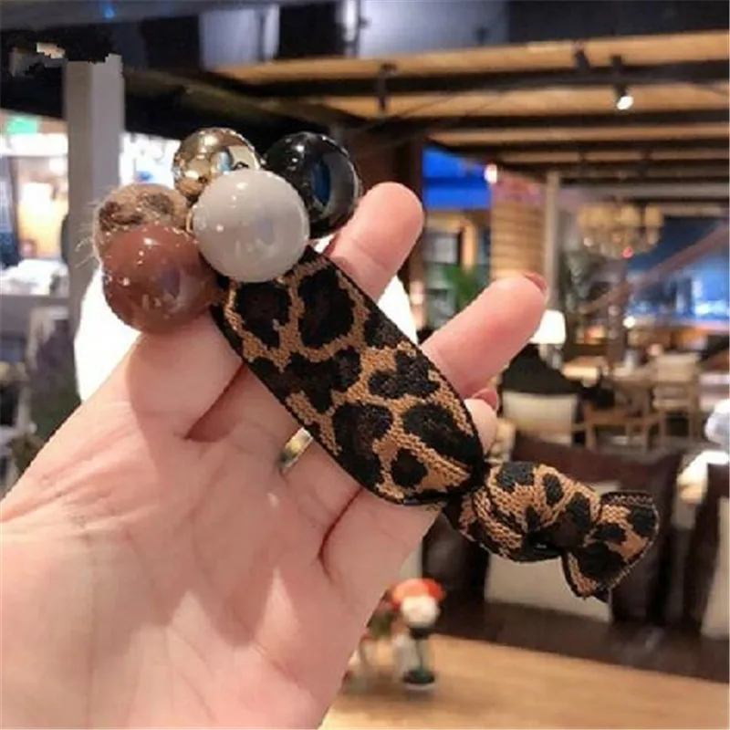 Повязка на голову с леопардовым принтом Olaru элегантные геометрические украшения