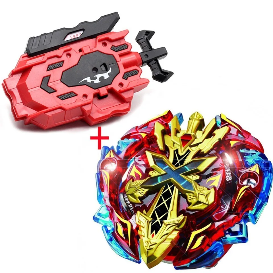 b48 Beyblade Burst B-127 Cho-z Valkyrie. z. ev с левым и правым двухсторонним пусковым устройством, металлический бустер, топ стартер, гироскоп, спиннинговая игрушка для боя - Цвет: b48