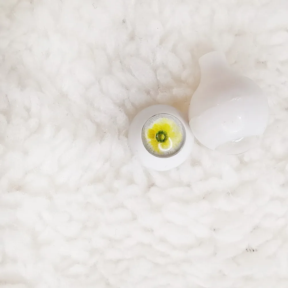 Bjd eye brinquedo 16 мм 18 14 принт bjd желтый цвет кукольный глаз для BJD куклы игрушки sd
