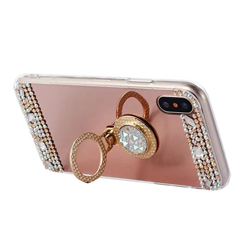 Зеркальный Прозрачный блестящий чехол для iPhone 12 mini 11 Pro Max 7 8 6 6s Plus 5 se X XR XS
