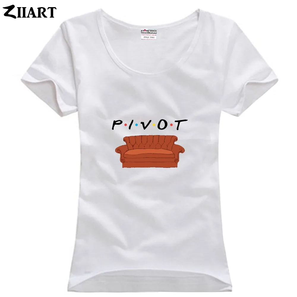 P.i.v.o.t. PIVOT SOFA friends одежда для пары женский o образный вырез хлопковая футболка с