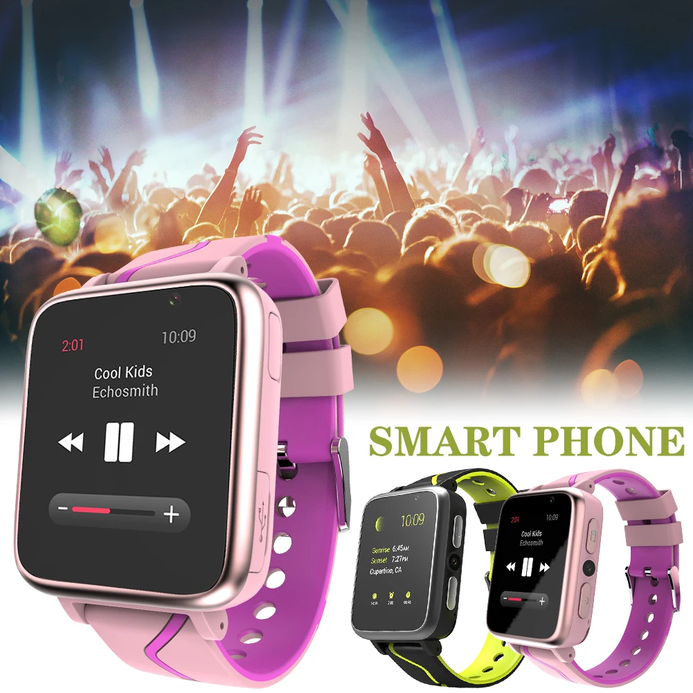 Q612 Детские умные часы, музыкальный MP3 плеер, телефон, многофункциональная FM фитнес-камера, SOS будильник, часы для мальчиков и девочек, детские Студенческие часы