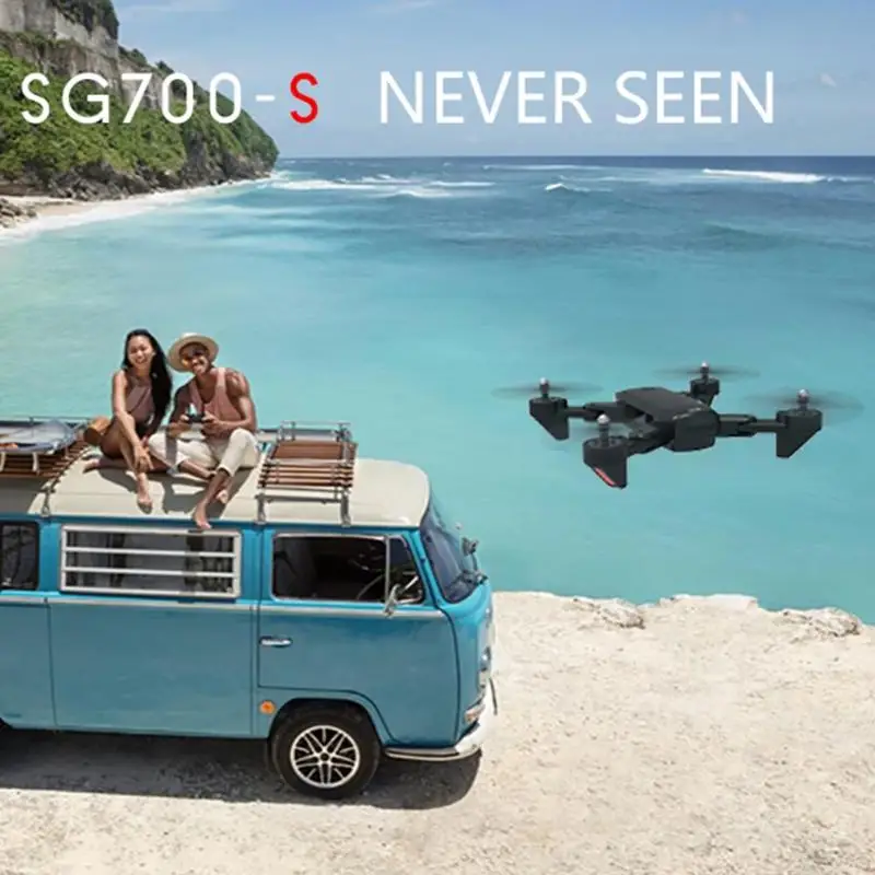 SG700-S Радиоуправляемый квадрокоптер с камерой 1080 P/720 P широкоугольный селфи Дрон оптический поток вертолет с камерой МП WiFi Дрон SG700s