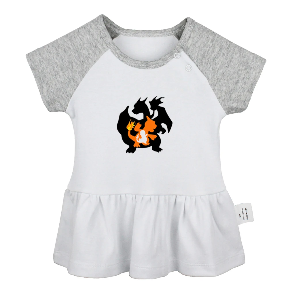 Милые платья для новорожденных девочек с изображением героев мультфильма