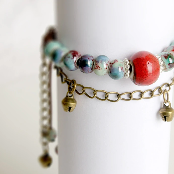 Новая мода Винтаж Керамика браслет ручной вязать аксессуары браслеты