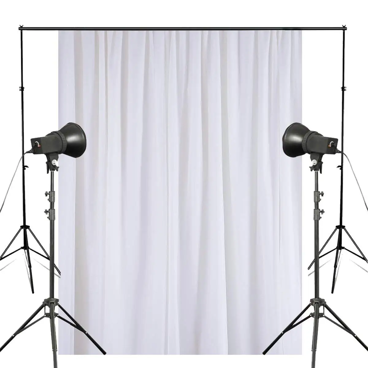 

5x7ft White Curtain Photography Backdrop Art Photo Studio Backdrop Holiday background