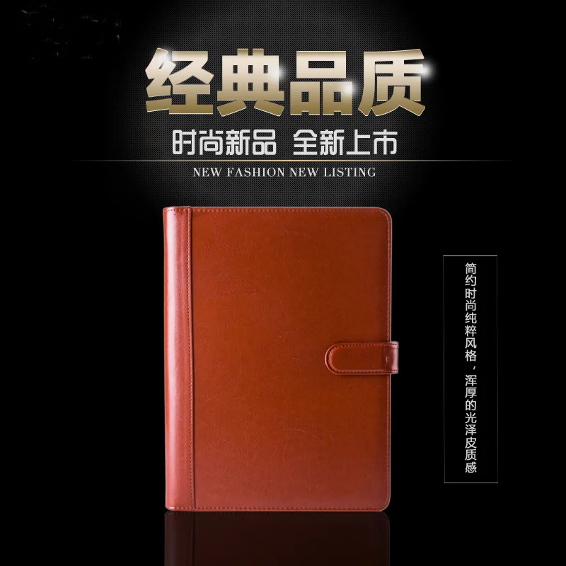 Папка для документов a4 офисная кожаная папка с застежкой меню совещаний крышка