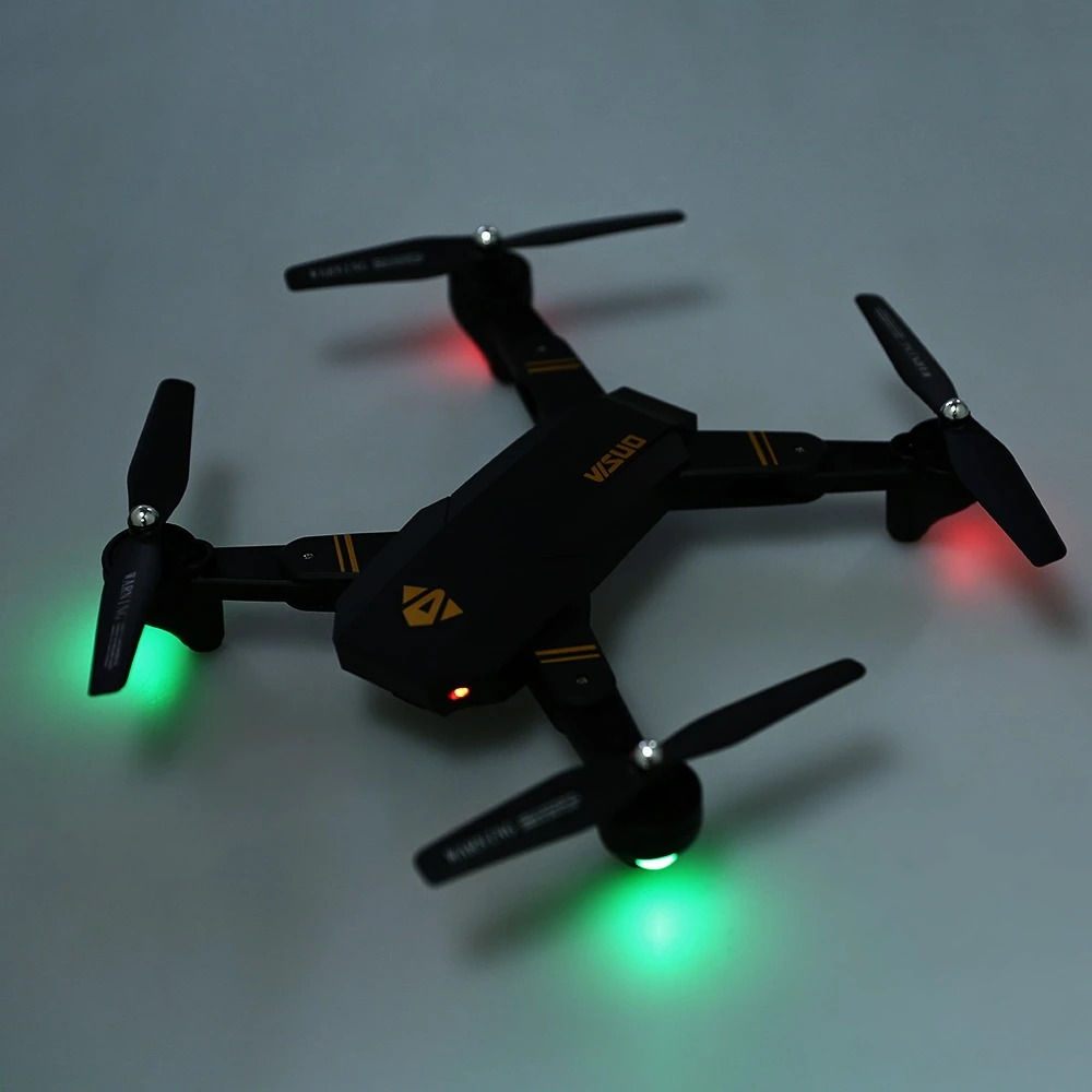 Две версии RC Дрон складной Квадрокоптер с камерой WiFi FPV g сенсор режим один ключ