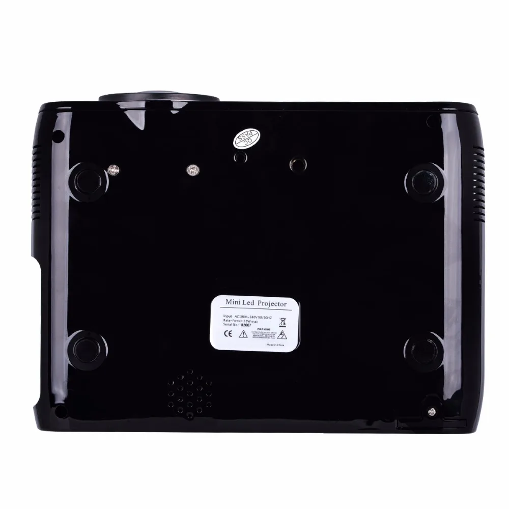 Новый мини-проектор U80 2000 люмен HDMI LCD домашний кинотеатр Beamer LED Uhappy Proyector поддерживает полное UHD 1080p видео Media player on.