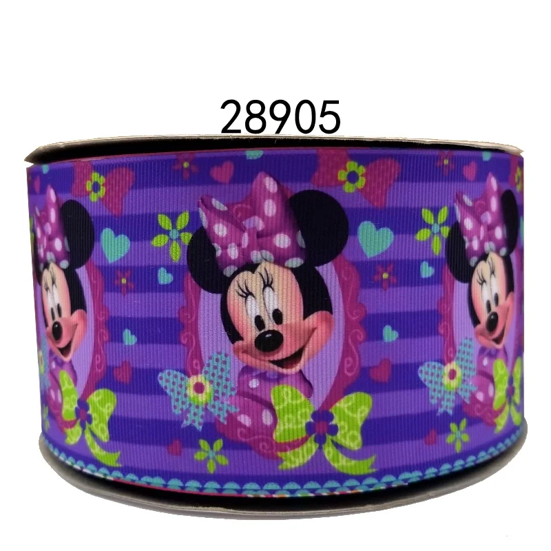 28905 50 двор мультфильм печатных grosgrain ленты 28840 - Цвет: 28905