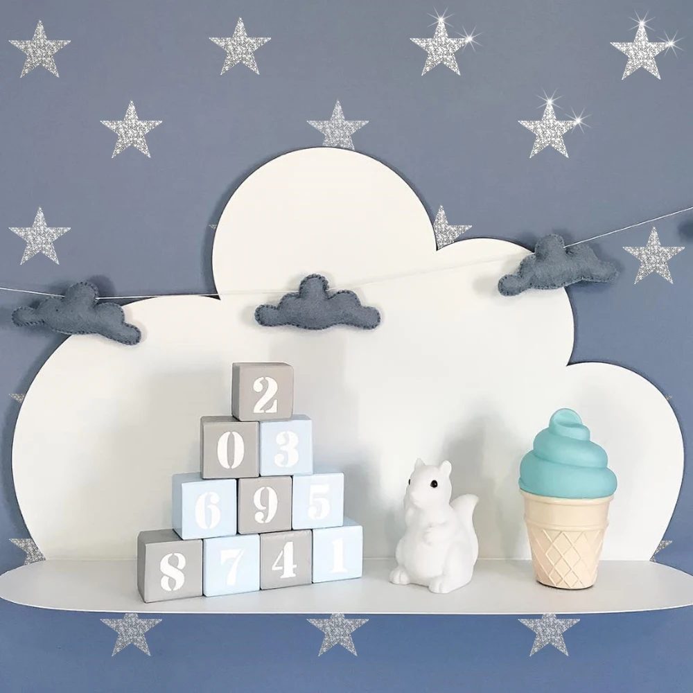 Декоративная Настенная Наклейка Funlife с мультяшными пентаграммами и звездами для