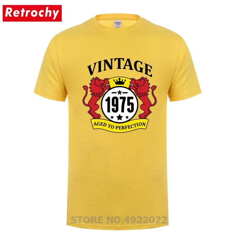 Мужская Винтажная футболка с круглым вырезом оригинальная Классическая в стиле