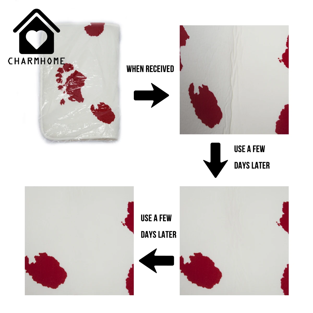 CHARMHOME 2 шт./набор Длинные кухонные коврики с изображением Лондона для ванной