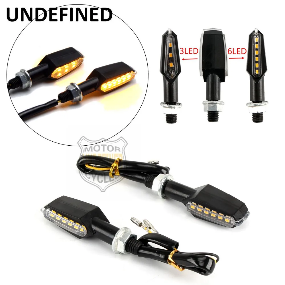 Универсальный светодиодный указатель поворота двухсторонняя лампа 10 мм для Honda