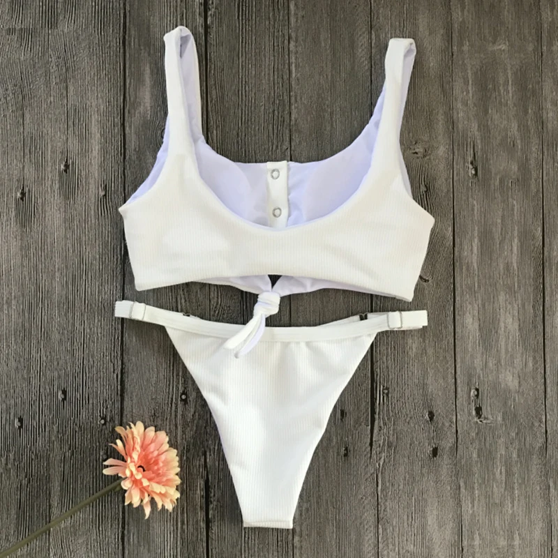 Женский купальник бикини Imayio однотонный с подкладкой бразильский розочками 2019| |