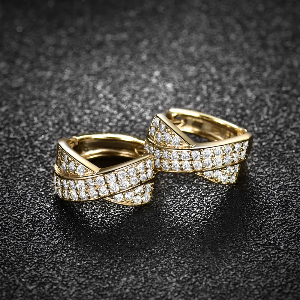 MOLIAM Роскошные витые маленькие серьги-кольца для женщин 2016 ювелирные изделия из