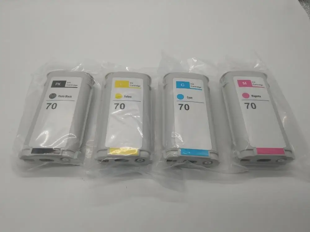 JIANYINGCHEN Восстановленный картридж для HPs 70 Designjet Z2100 Z3100 Z3200 Z5200 (4 шт./лот)